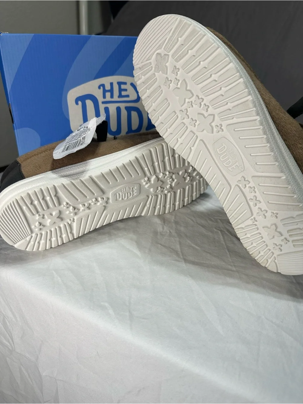 🆕 Hey Dude Wally Warmth Cozy Slip-On with White Sole
